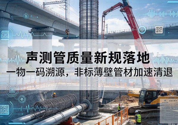 汕头声测管质量新规落地，一物一码溯源，非标薄壁管材加速清退